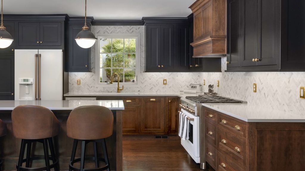 Hickory & Blue Modern Farmhouse Kitchen Packed with Storage - Dura Supreme  Cabinetry