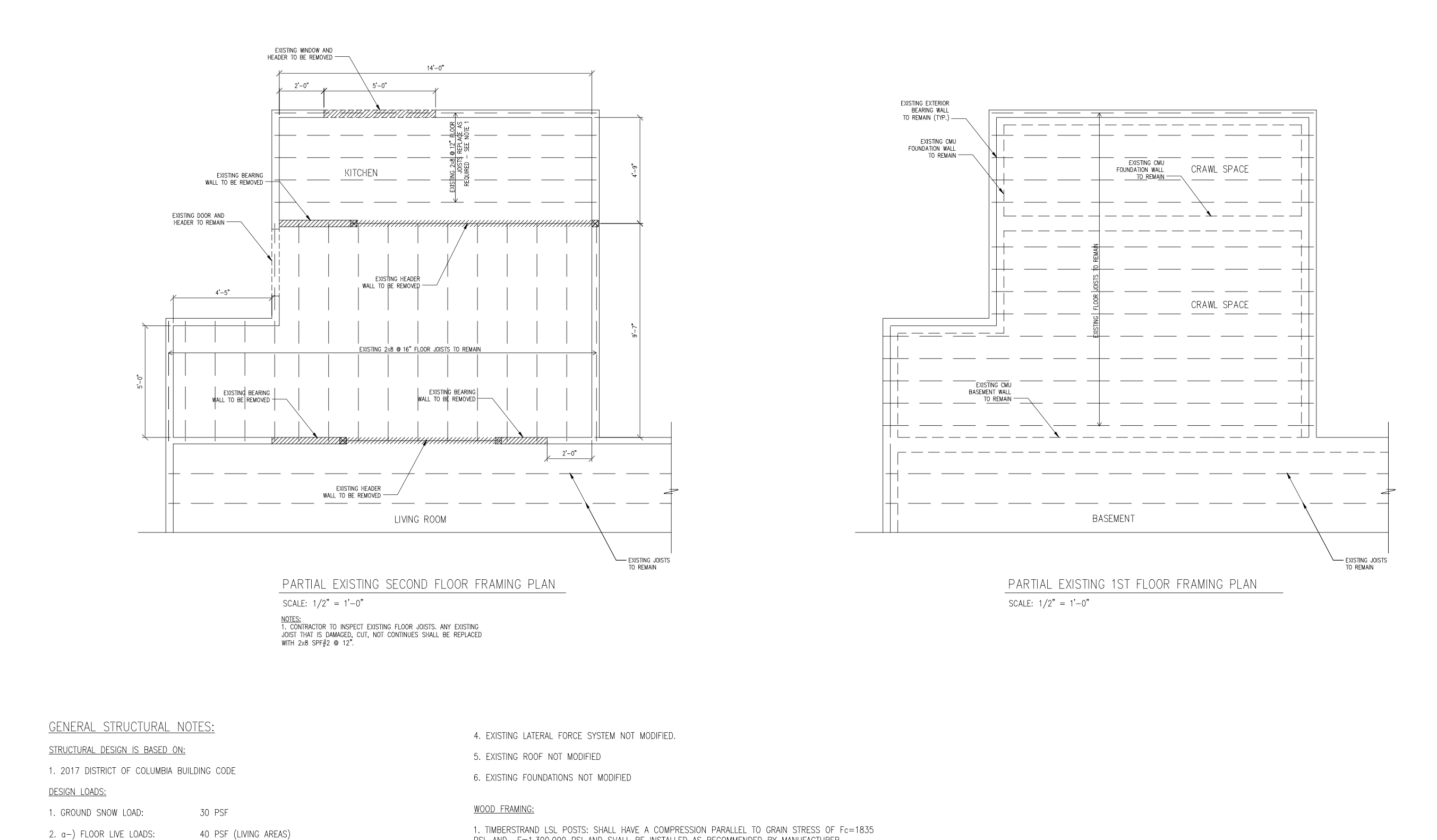 structural drawings dc