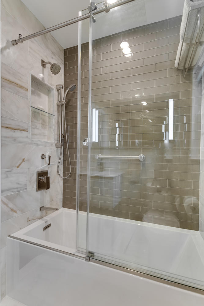 Small Bath Remodel in Arlington VA | Luxury Bath Design