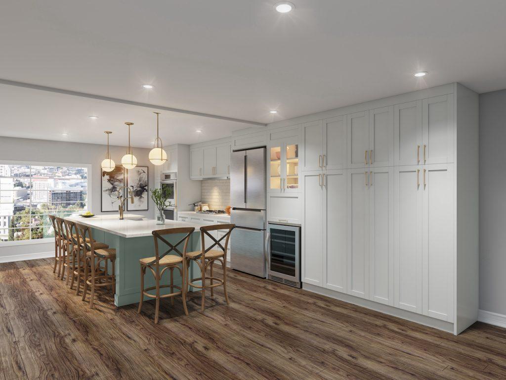 Kitchen Island Seating for 6 - Bath Plus kitchen